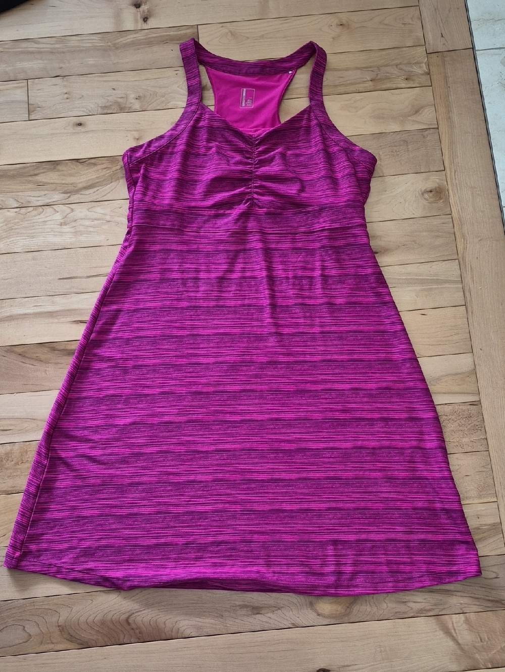 Mondetta Women's Size Large Bright Magenta Athletic Tank Top